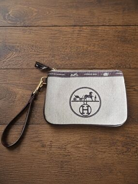 Hermès 2024 Esprit du Faubourg Wristlet Pouch Authentic Dust Bag Upcycled  7"x5"